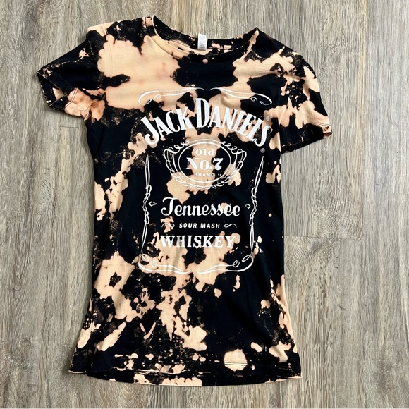Jack Daniels Tye Dye black t shirt size S - Picture 6 of 8